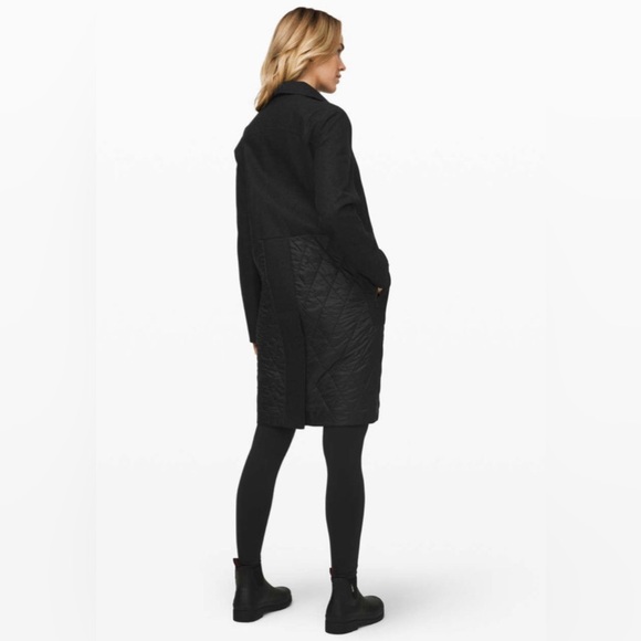 (#69)LULULEMON Roam Far Wool Coat - Picture 5 of 10
